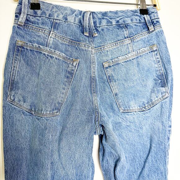 GOOD AMERICAN Good 90s Medium Wash Relaxed Fit Jeans 27/4 - Picture 4 of 7